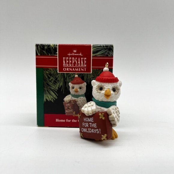 Hallmark Keepsake Ornament Home for the Owlidays Snowy‎ Owl 1900 - Picture 2 of 4